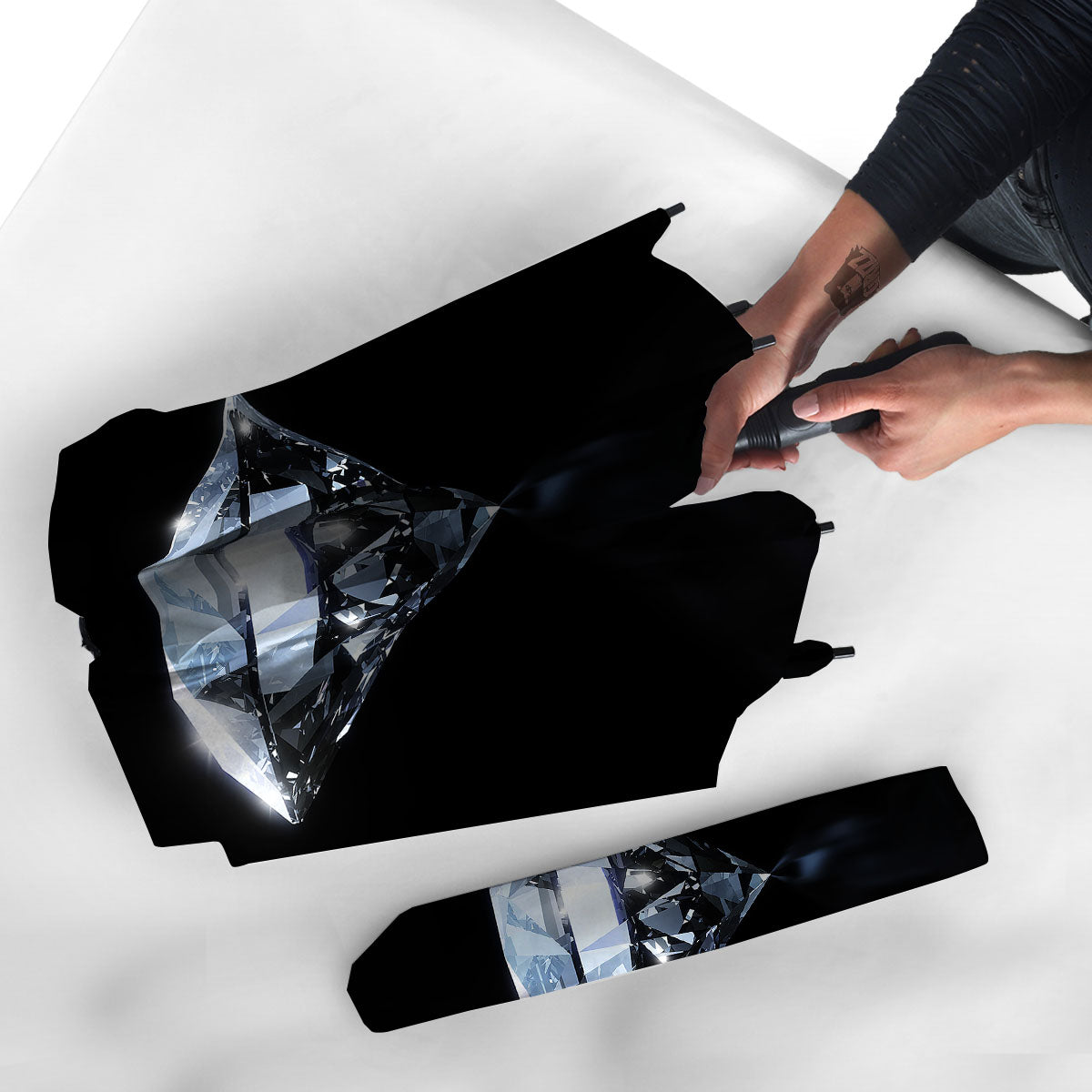 Diamond Print Umbrella-grizzshop