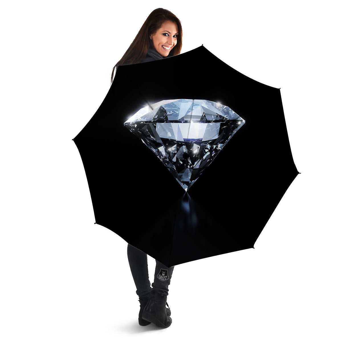 Diamond Print Umbrella-grizzshop