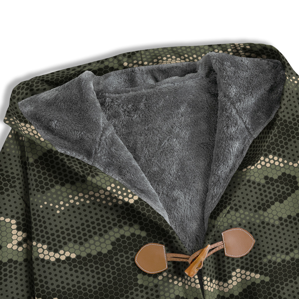 Digital Camo Army Green Print Pattern Men's Windbreaker Jacket-grizzshop