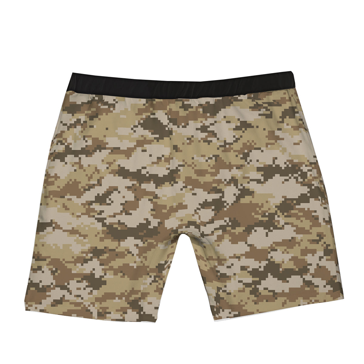 Digital Camo Beige Print Pattern Boxer Briefs-grizzshop