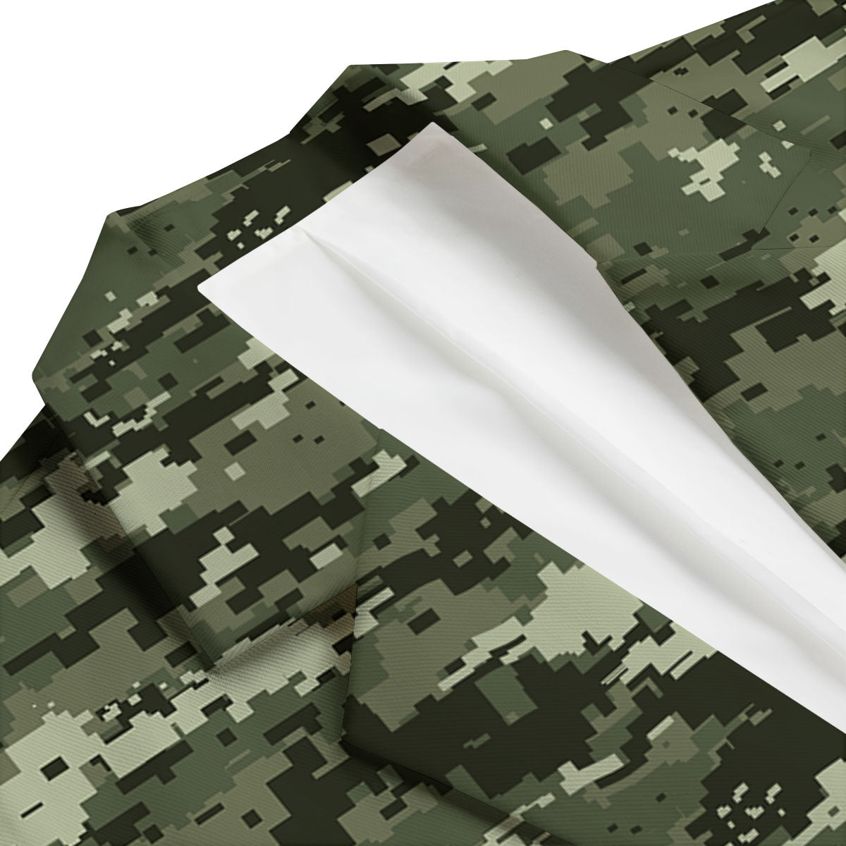 Digital Camo Desert Print Pattern Men's Blazer-grizzshop