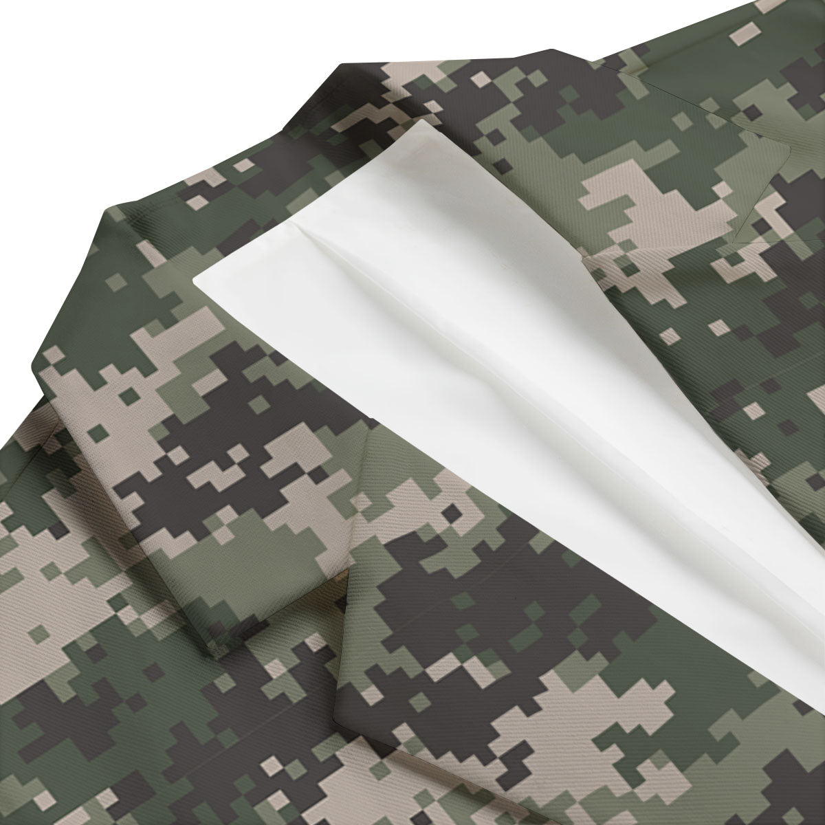 Digital Camo Military Print Pattern Men's Blazer-grizzshop