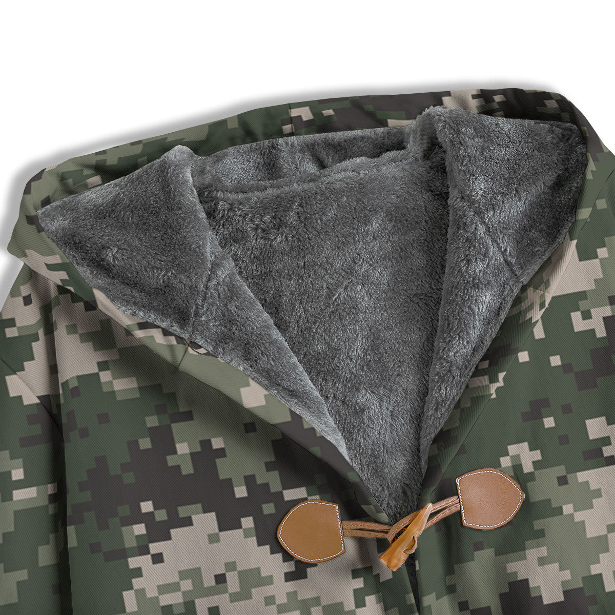Digital Camo Military Print Pattern Men's Windbreaker Jacket-grizzshop