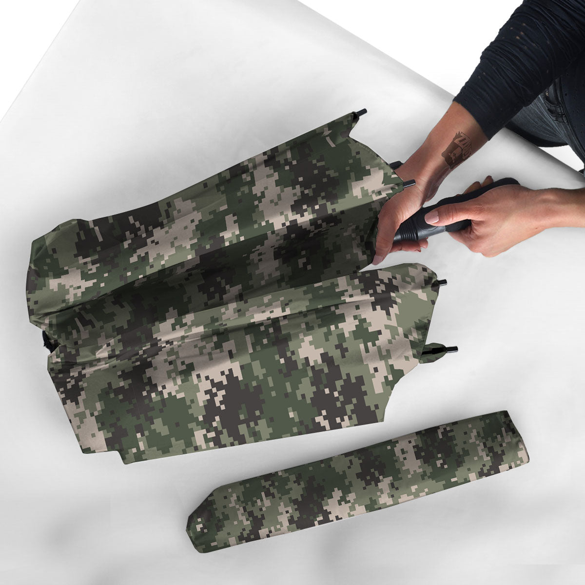 Digital Camo Military Print Pattern Umbrella-grizzshop