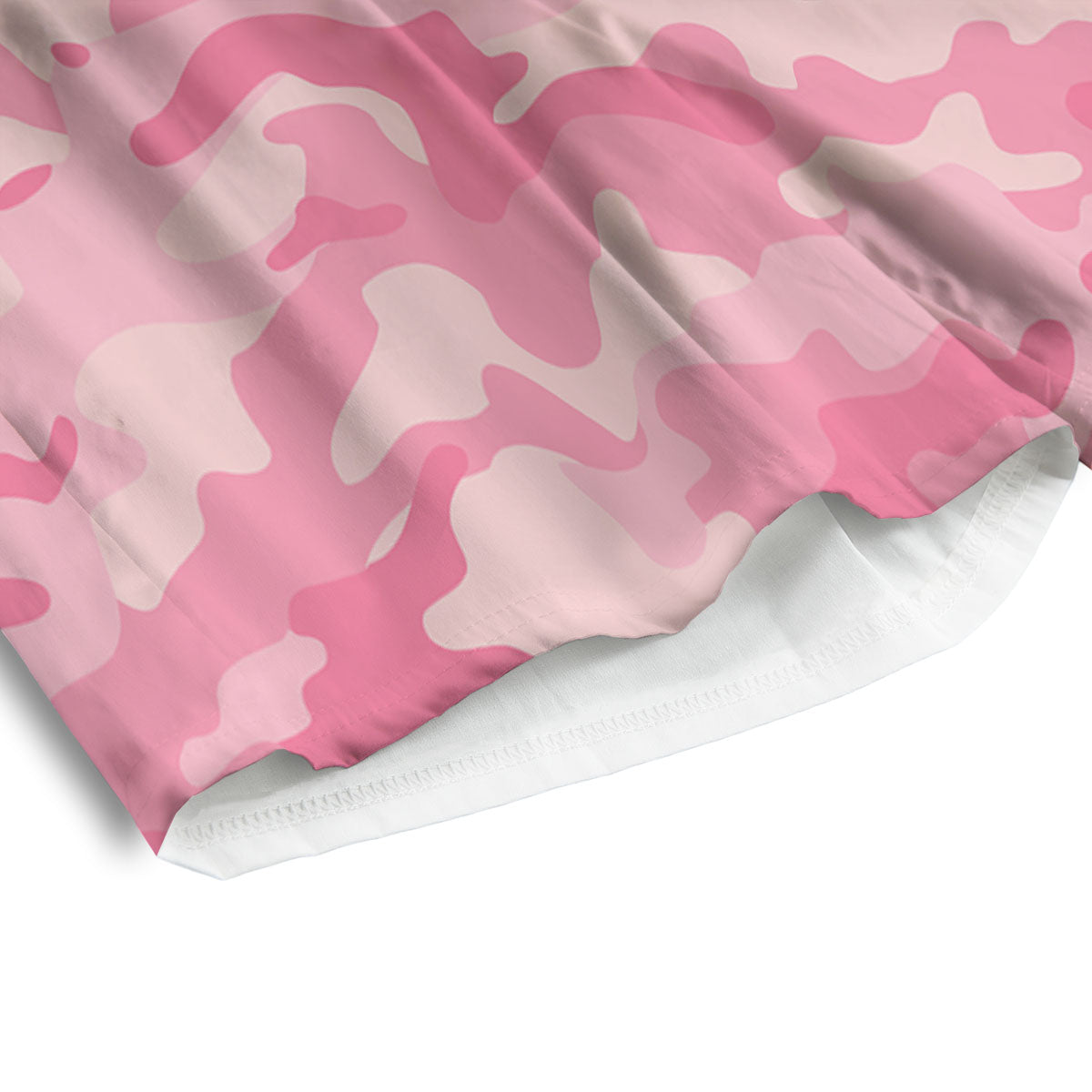 Digital Camo Pink Print Pattern Men's Athletic Shorts