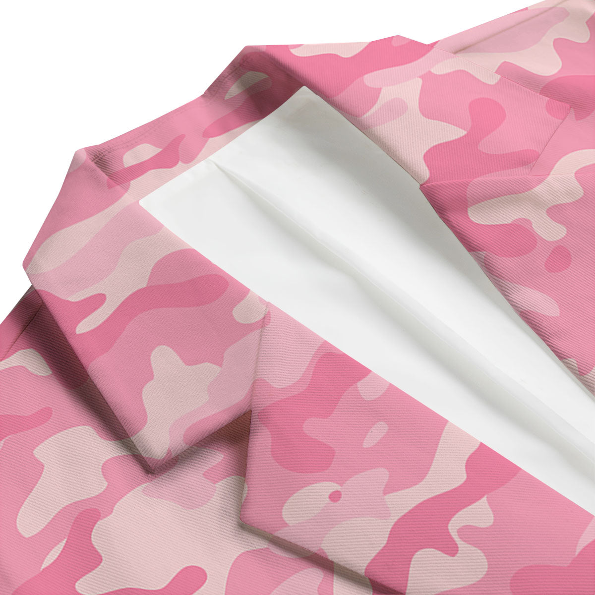 Digital Camo Pink Print Pattern Men's Blazer-grizzshop