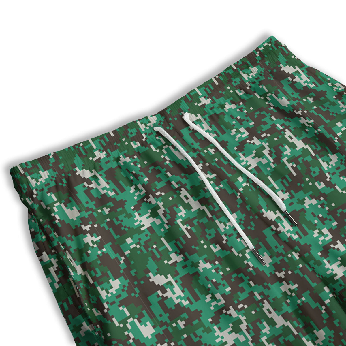 Demon Mask Japanese Print Men's Athletic Shorts