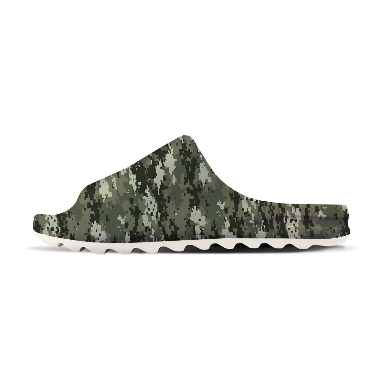 Digital Camo Desert Print Pattern Sandals-grizzshop
