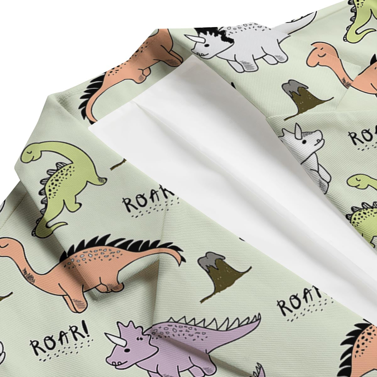 Dino Roar Dinosaur Pattern Print Men's Blazer-grizzshop