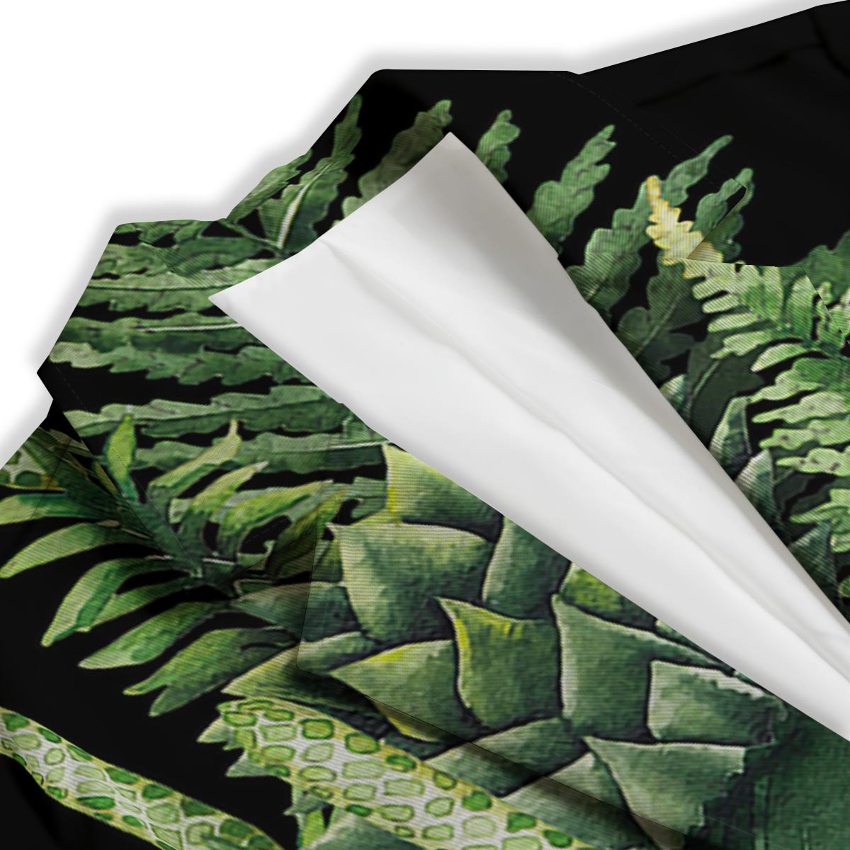 Dinosaur T Rex And Jurassic Plants Print Women's Blazer-grizzshop