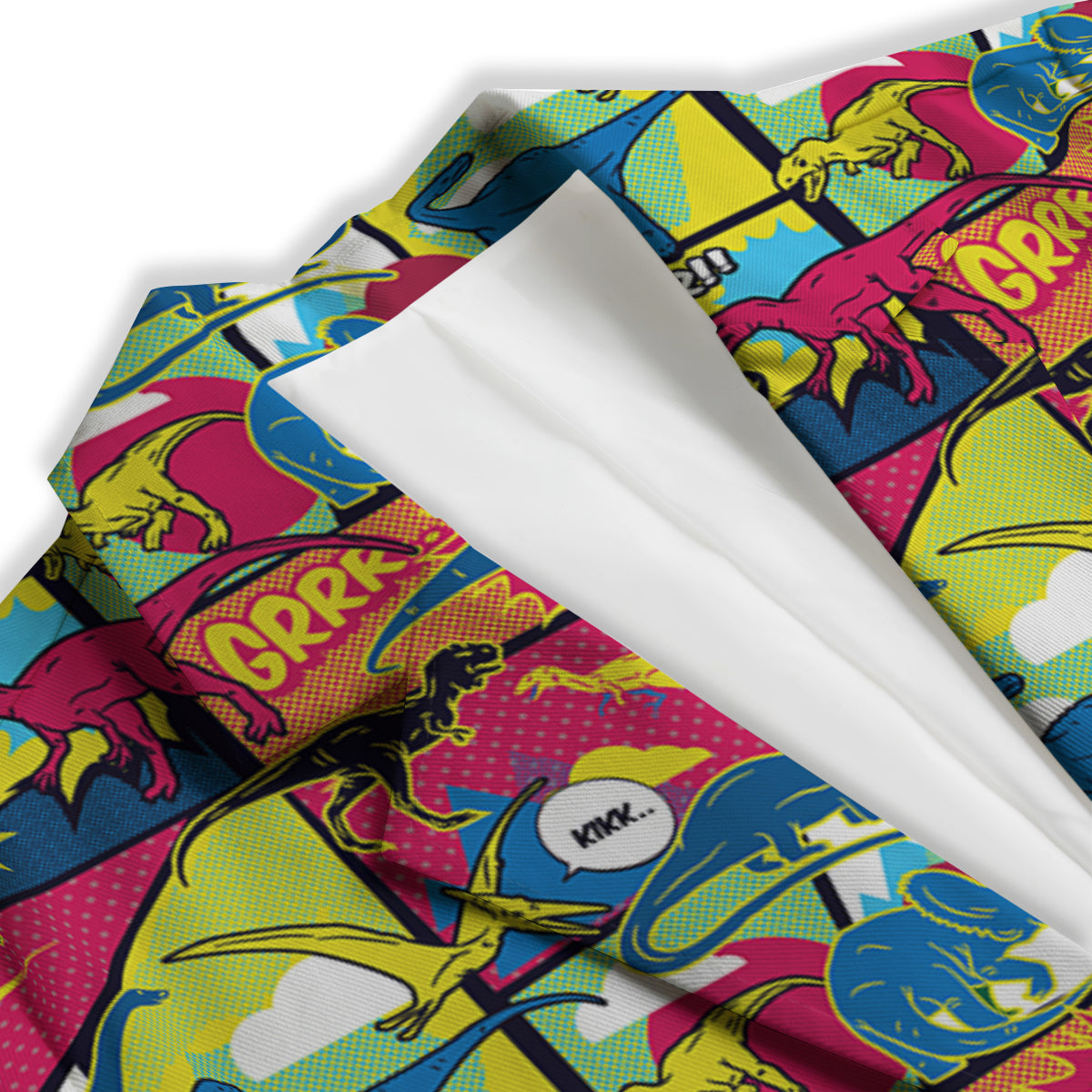 Dinosaurs Comic Print Pattern Women's Blazer-grizzshop