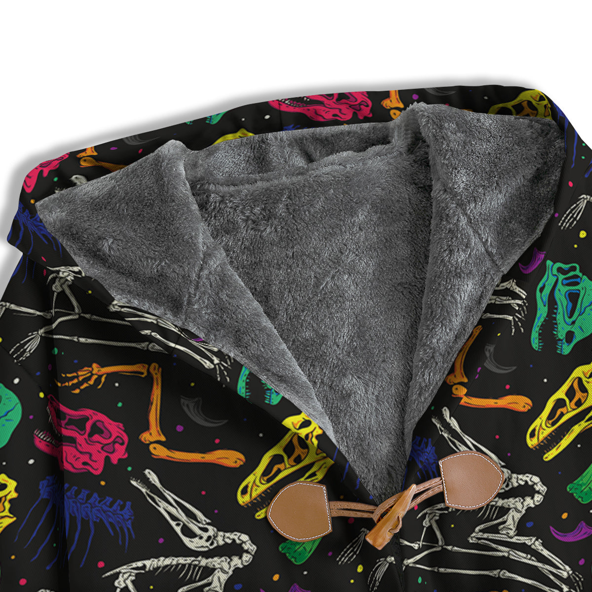 Dinosaurs Fossil Colorful Print Pattern Men's Windbreaker Jacket-grizzshop