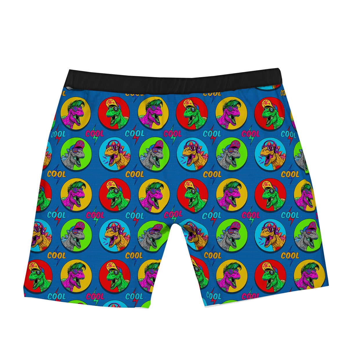 Dinosaurs Pop Art Print Pattern Boxer Briefs-grizzshop