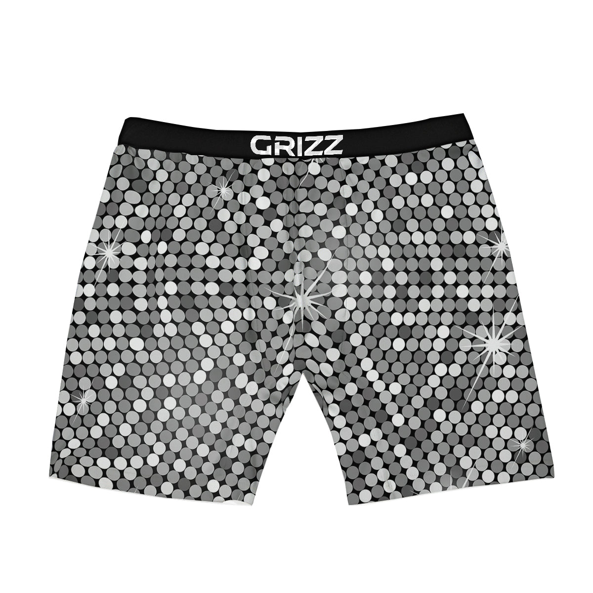 Disco Ball Texture Print Boxer Briefs-grizzshop