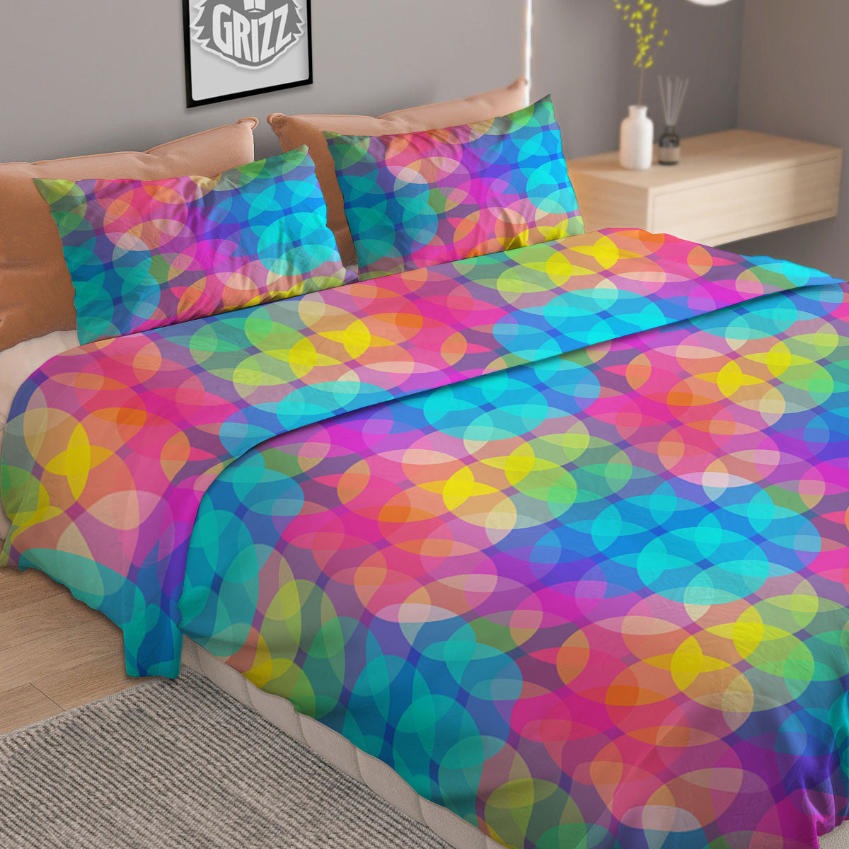 Eye Of Horus Egyptian Print Pattern Duvet Cover Bedding Set