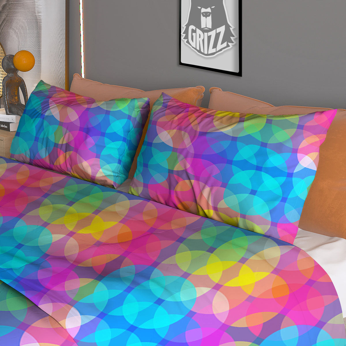 Eye Of Horus Egyptian Print Pattern Duvet Cover Bedding Set