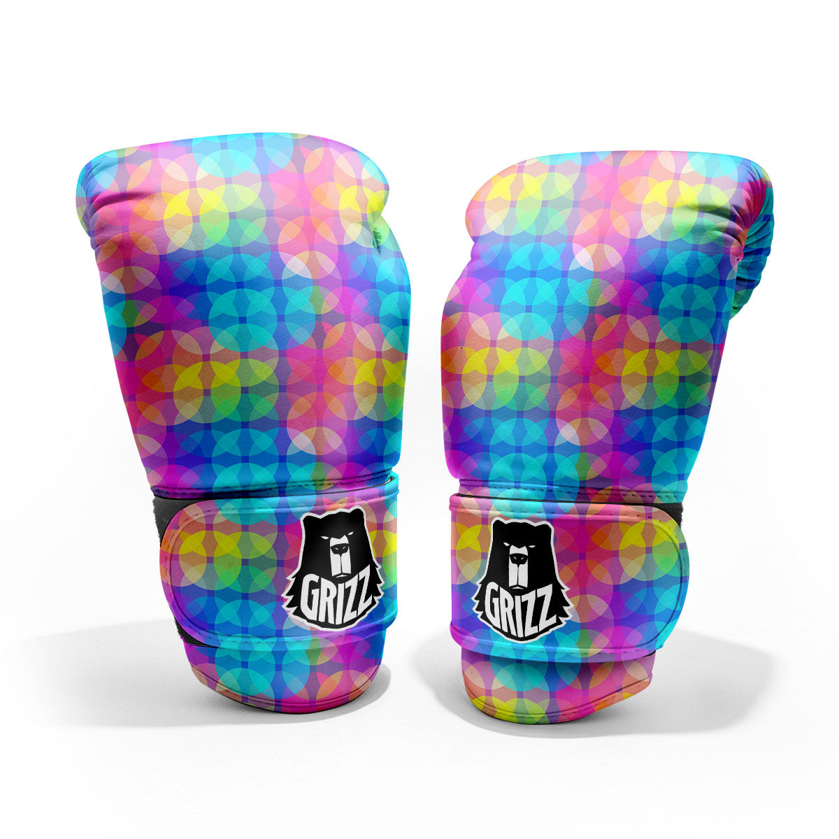 Disco Lights Colorful Print Pattern Pro Boxing Glove