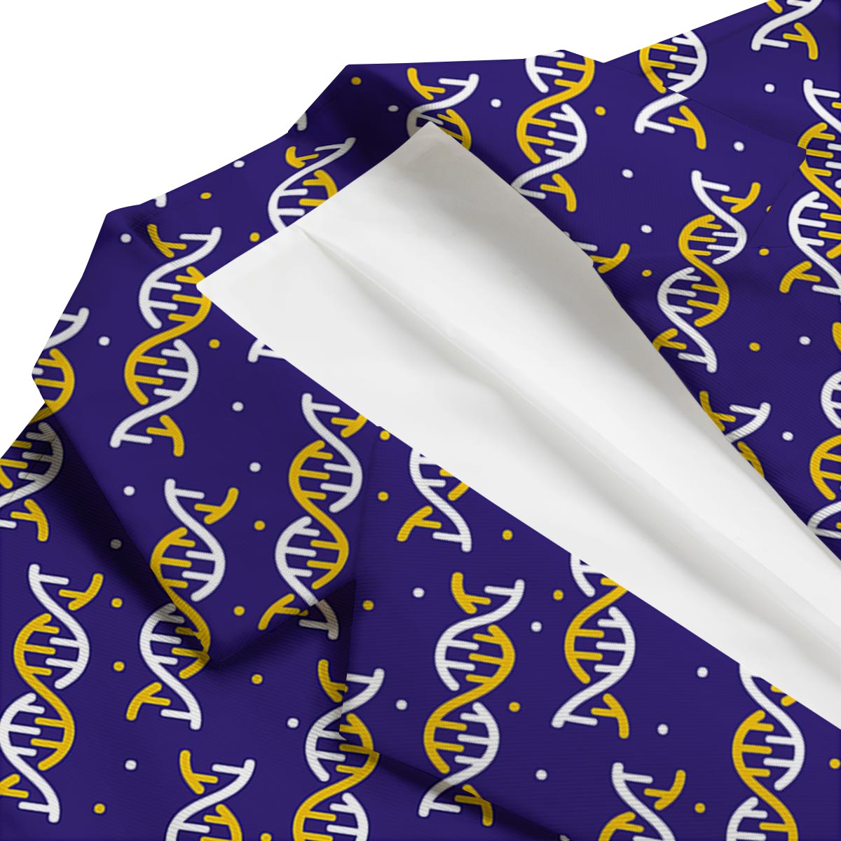 Dna Print Pattern Men's Blazer-grizzshop