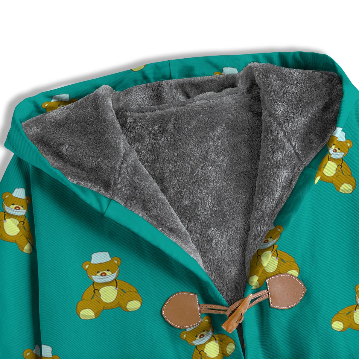 Doctor Teddy Bear Print Pattern Men's Windbreaker Jacket-grizzshop
