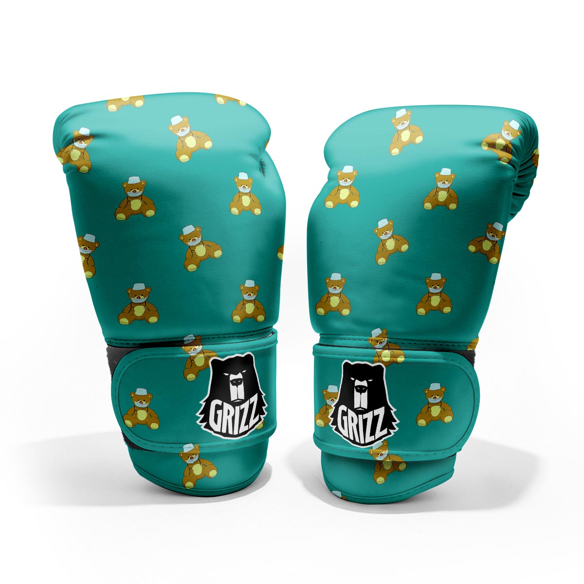 Doctor Teddy Bear Print Pattern Pro Boxing Glove