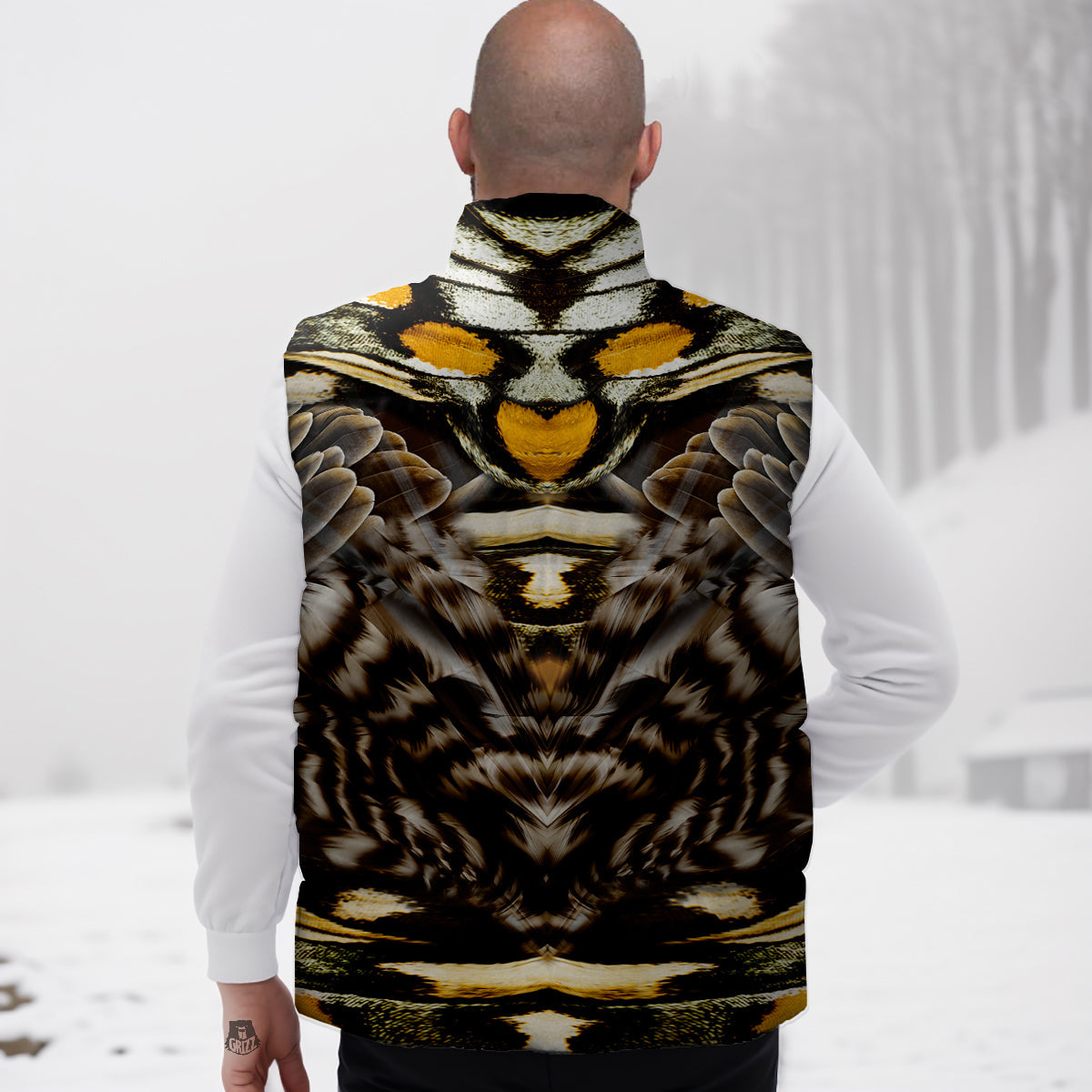 Dog Doberman Print Pattern Down Vest-grizzshop
