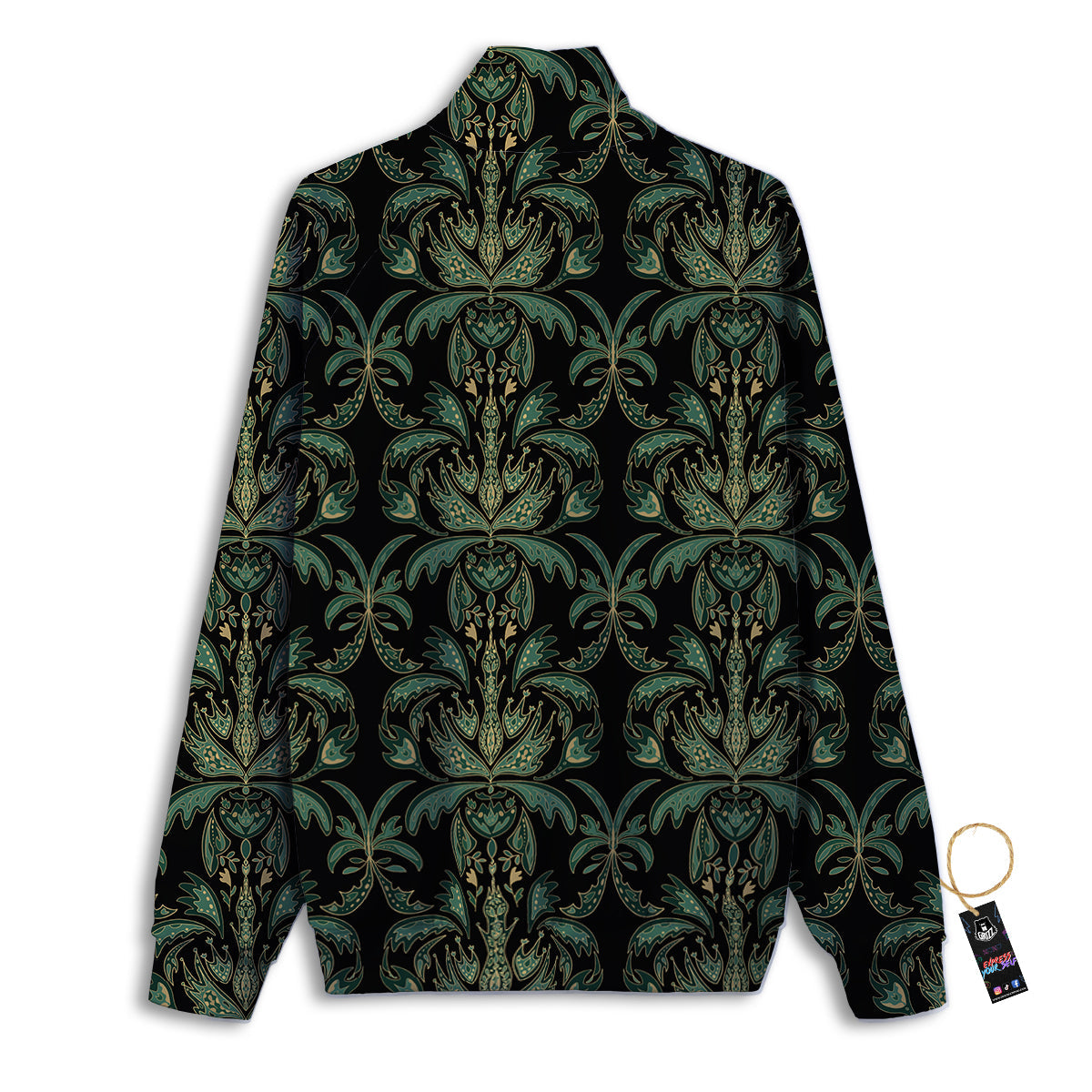 Dog Santa Print Pattern Track Jacket-grizzshop