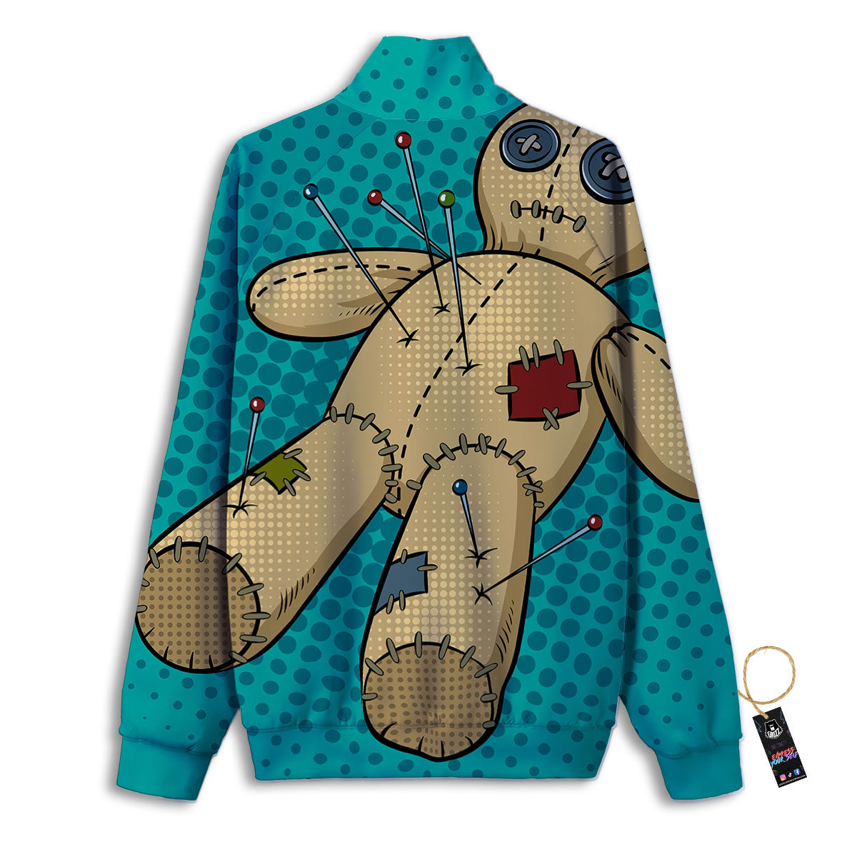 Doll Voodoo Print Track Jacket-grizzshop