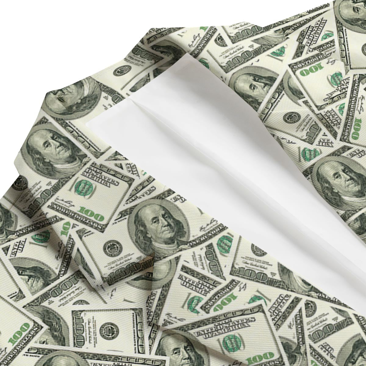 Dollar Money Pattern Print Men's Blazer-grizzshop