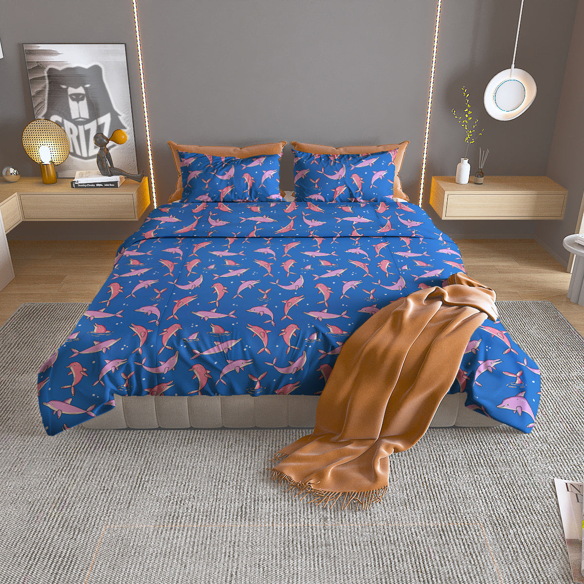 Eye Of Providence Geometric Print Duvet Cover Bedding Set