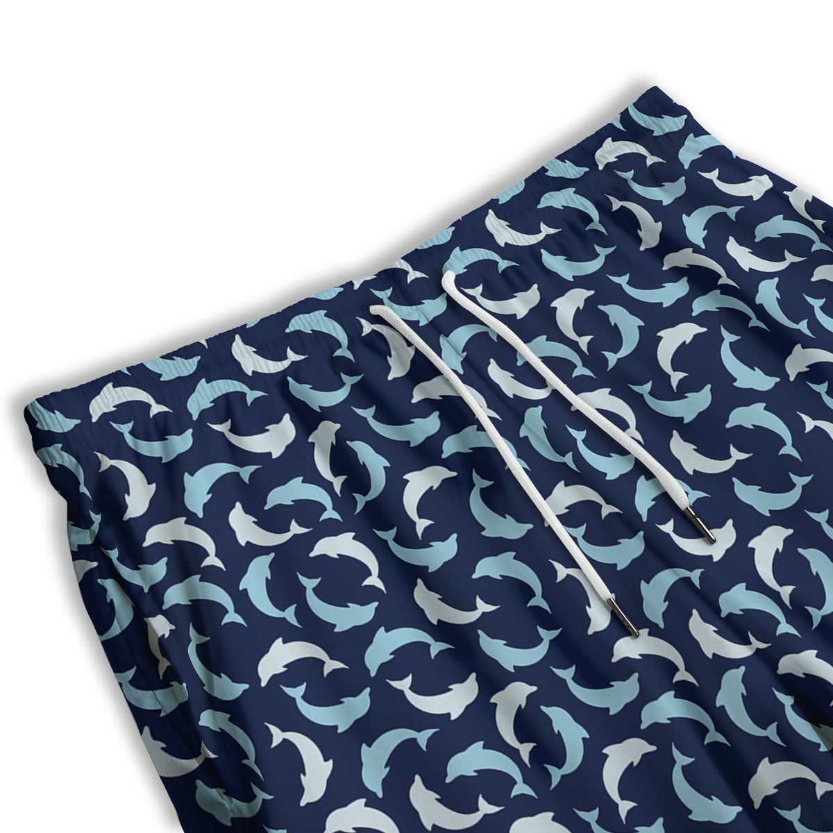 Denim Jeans Native Print Pattern Men's Athletic Shorts