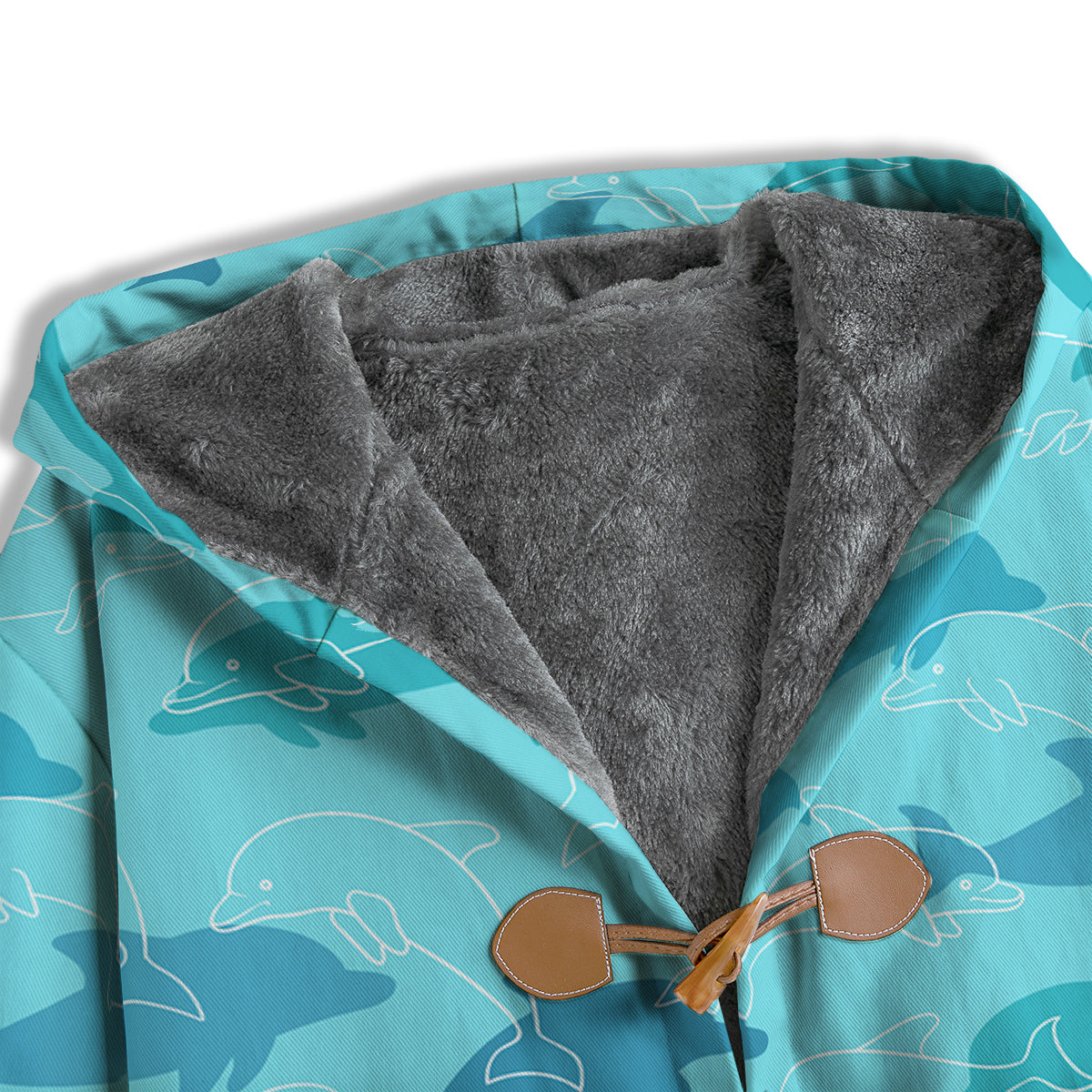 Dolphins Vintage Print Pattern Men's Windbreaker Jacket-grizzshop
