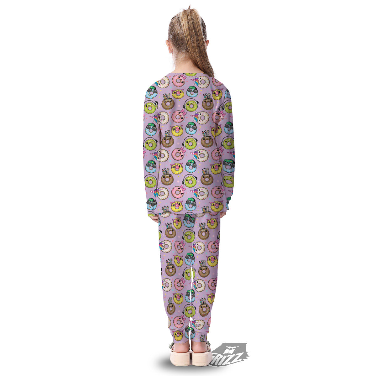 Donut Cute Print Pattern Kid's Pajamas-grizzshop