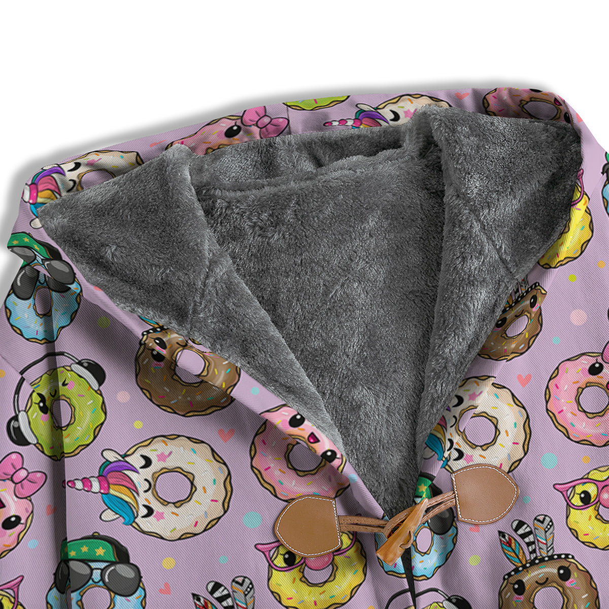 Donut Cute Print Pattern Men's Windbreaker Jacket-grizzshop