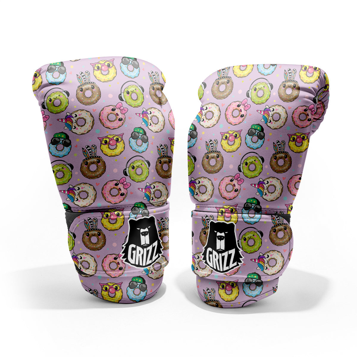 Donut Cute Print Pattern Pro Boxing Glove