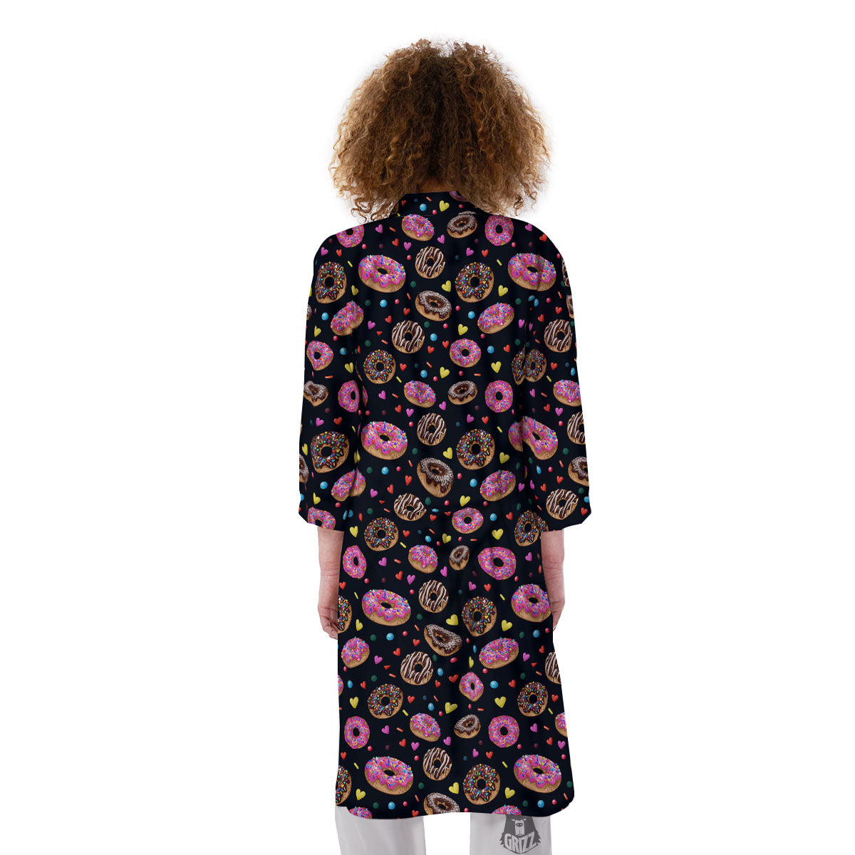 Donut Glaze Print Pattern Kimono-grizzshop