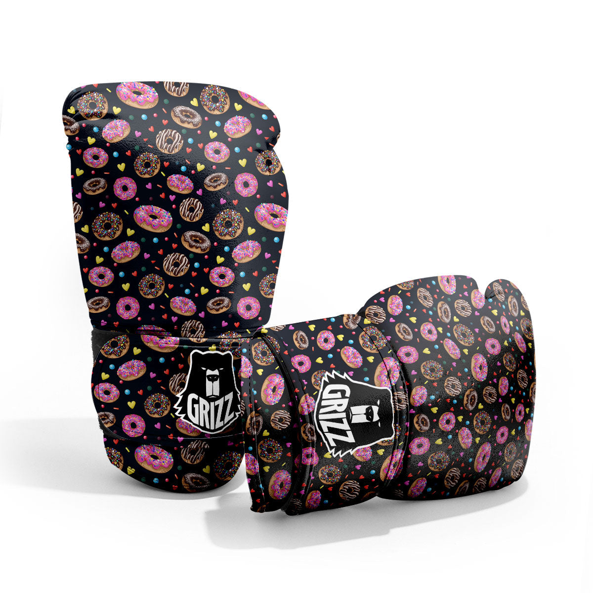 Donut Glaze Print Pattern Pro Boxing Glove