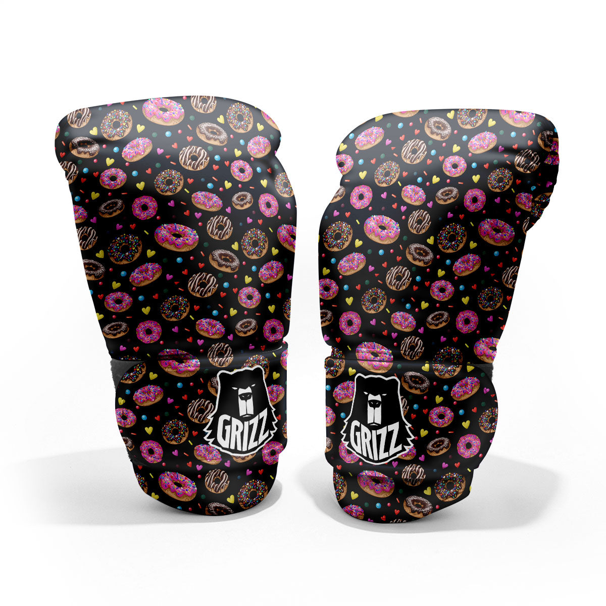 Donut Glaze Print Pattern Sparring Gloves-grizzshop
