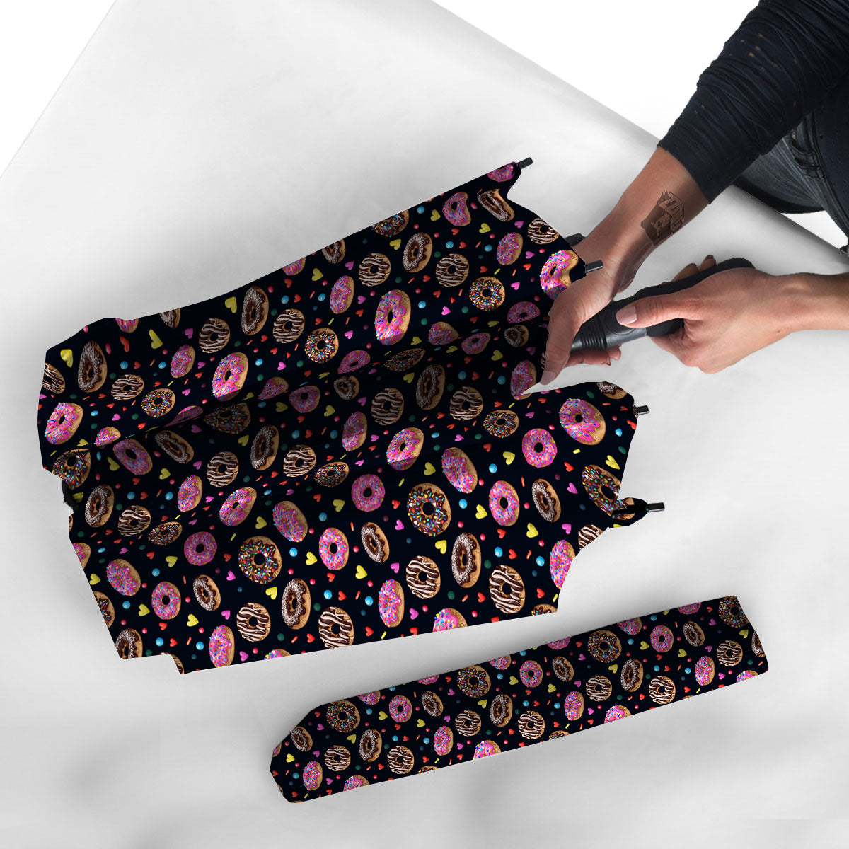 Donut Glaze Print Pattern Umbrella-grizzshop