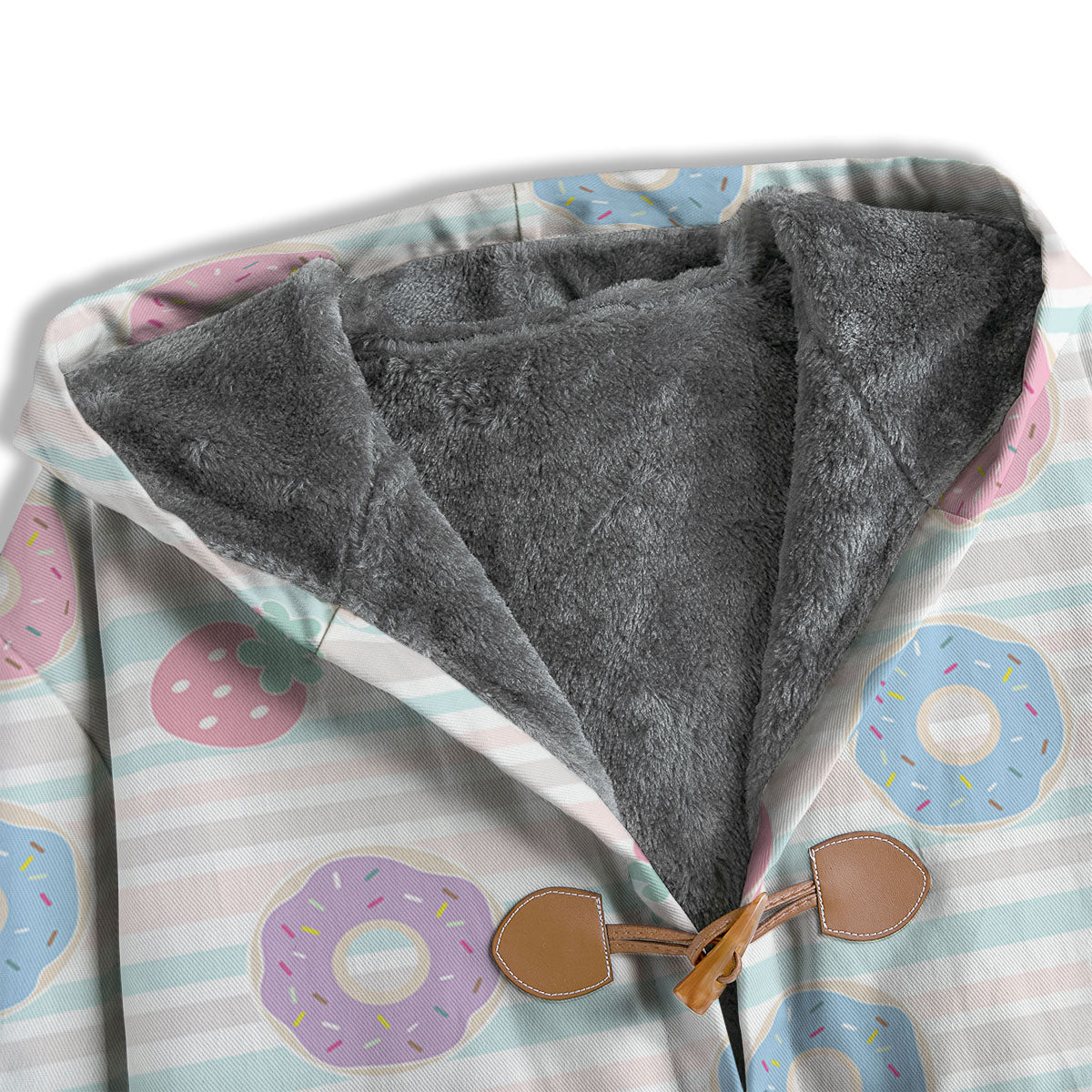 Donut Pastel Print Pattern Men's Windbreaker Jacket-grizzshop
