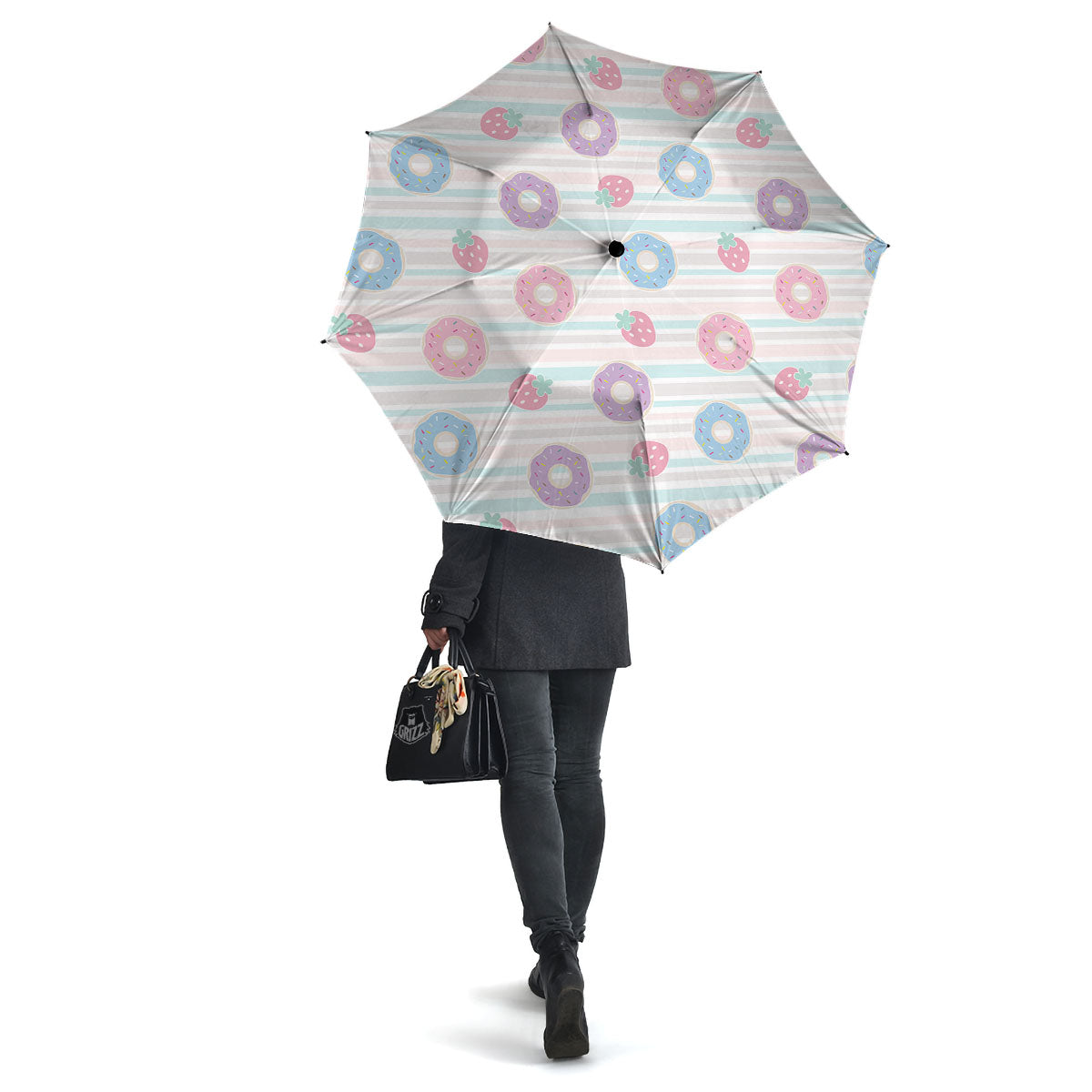 Donut Pastel Print Pattern Umbrella-grizzshop