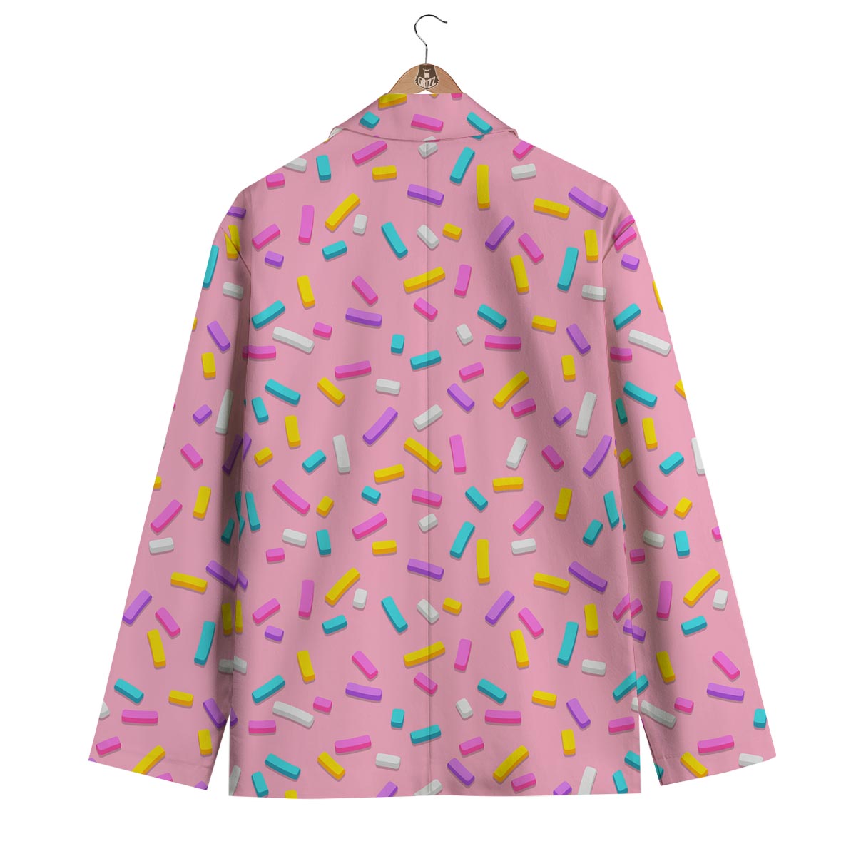 Donut Sprinkles Print Pattern Men's Blazer-grizzshop