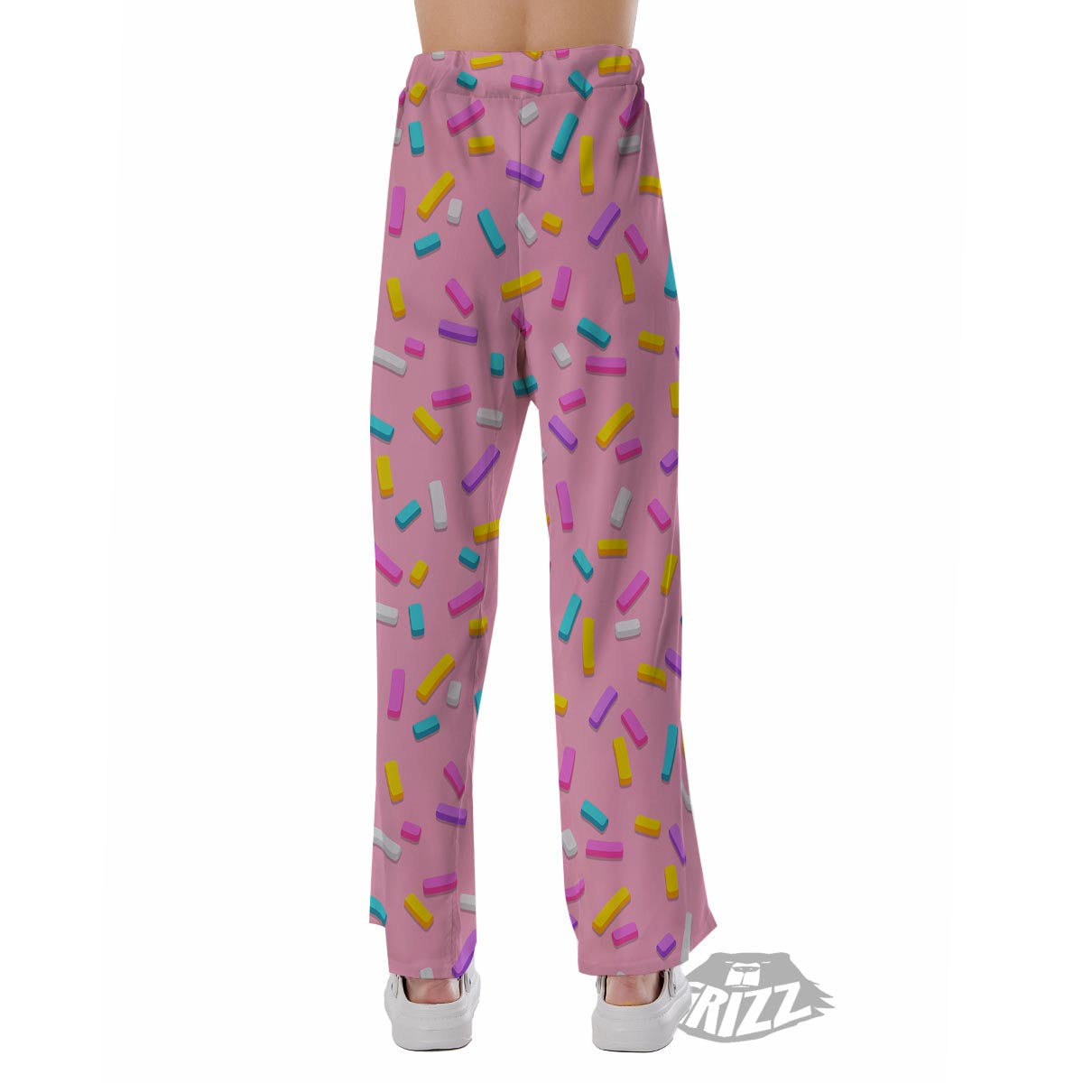 Donut Sprinkles Print Pattern Pajama Pants-grizzshop