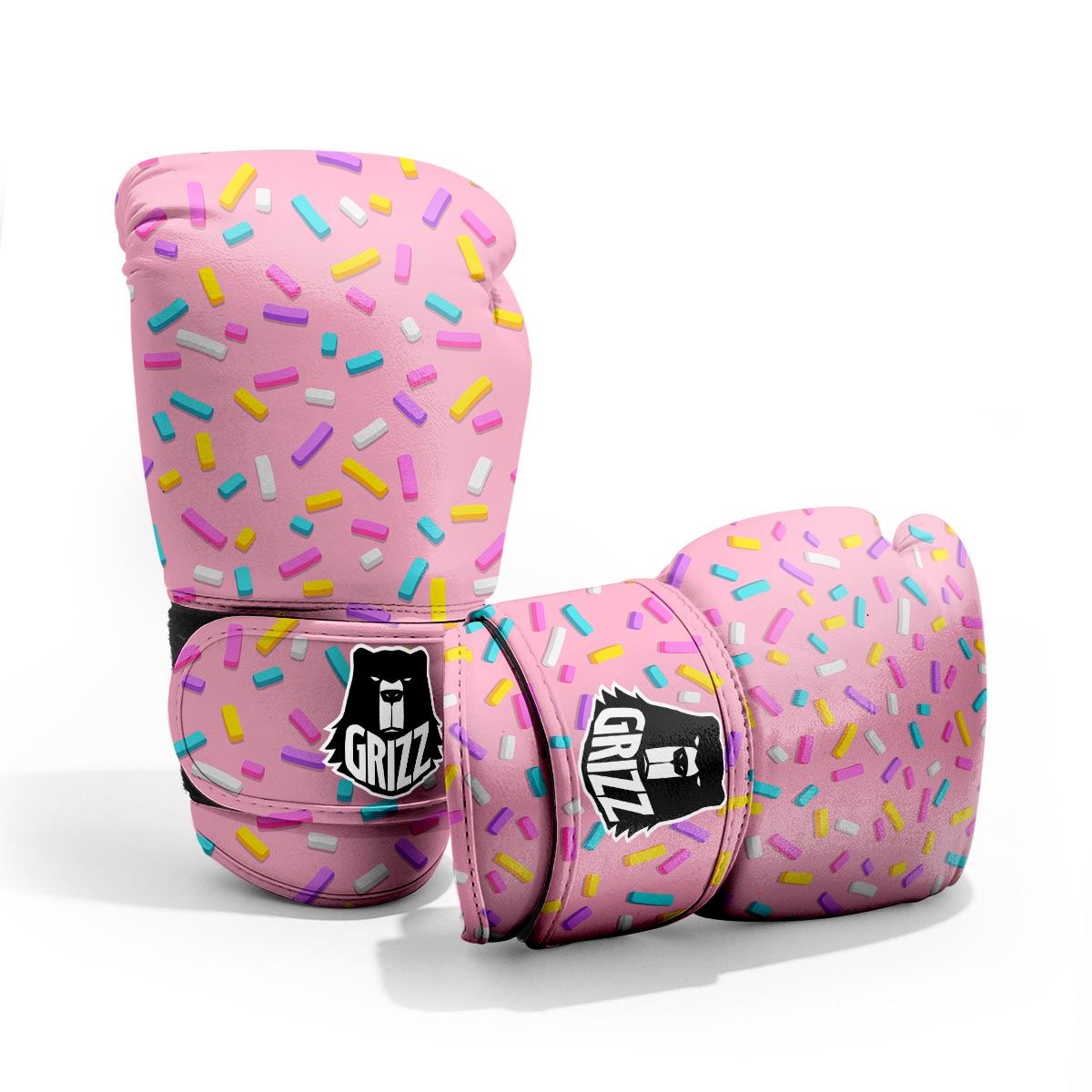 Donut Sprinkles Print Pattern Pro Boxing Glove