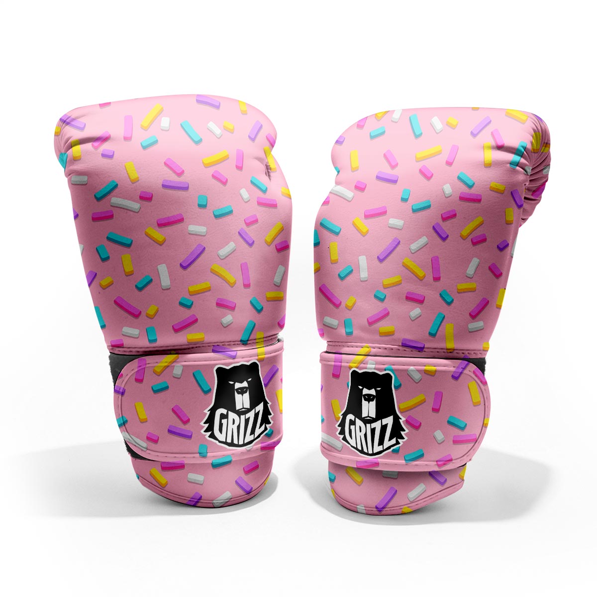 Donut Sprinkles Print Pattern Pro Boxing Glove