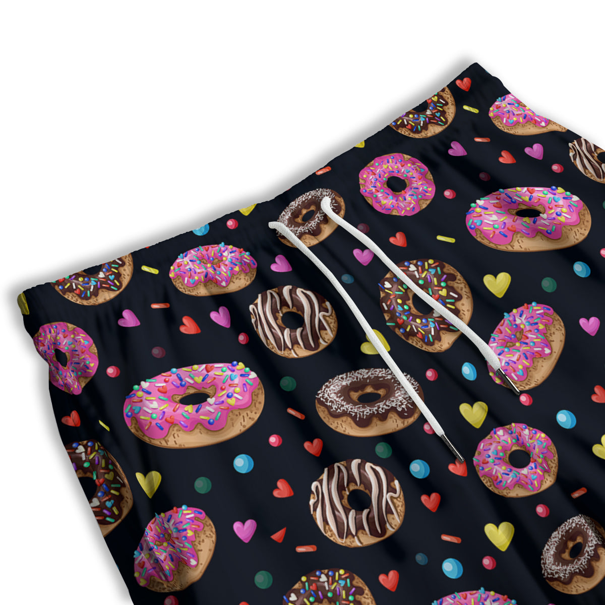 Donut Yummy Print Pattern Men's Athletic Shorts