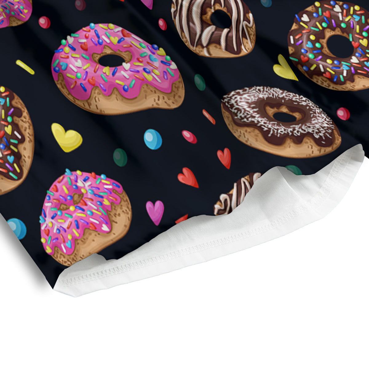 Donut Yummy Print Pattern Men's Athletic Shorts