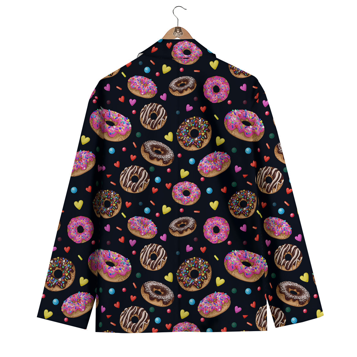 Donut Yummy Print Pattern Men's Blazer-grizzshop