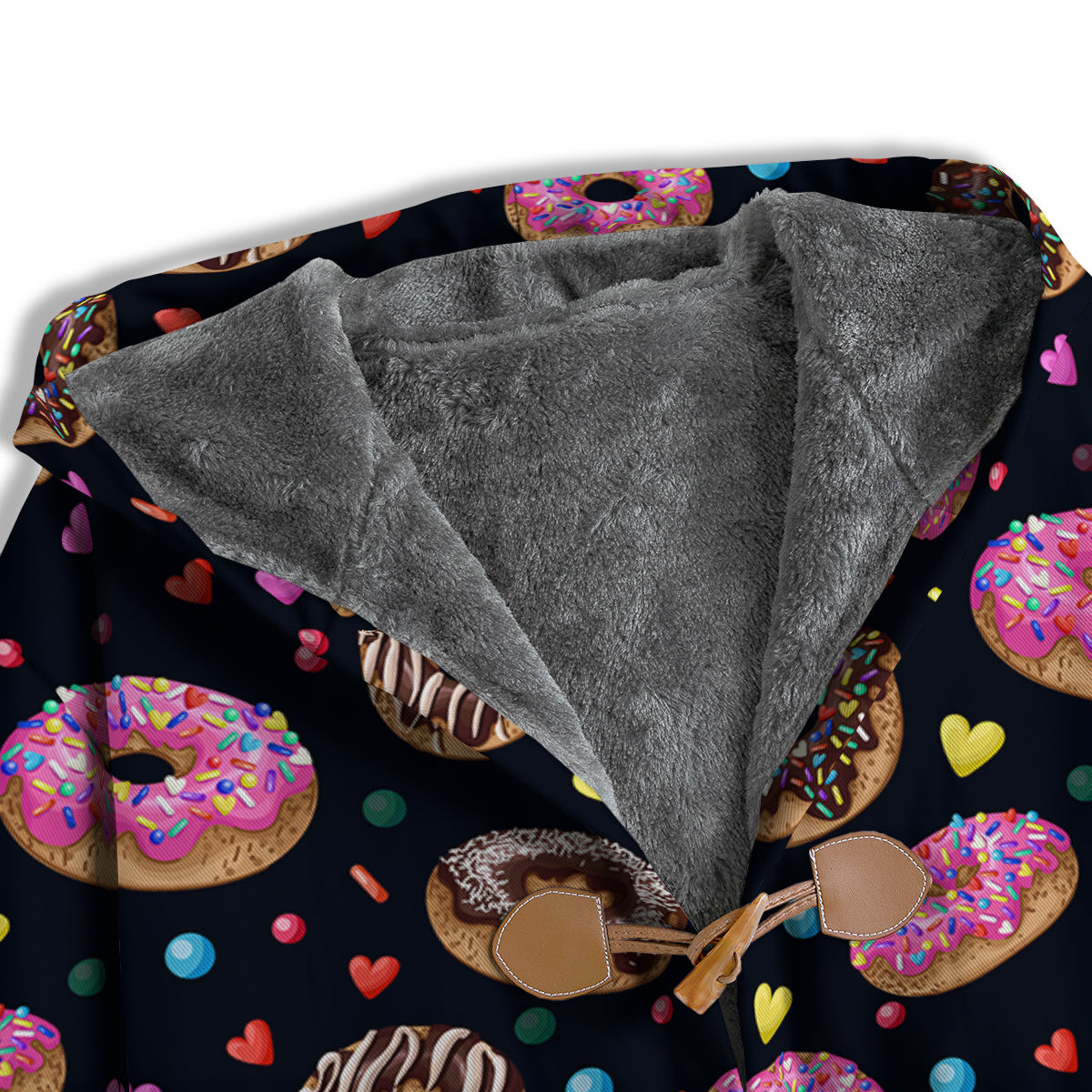 Donut Yummy Print Pattern Men's Windbreaker Jacket-grizzshop