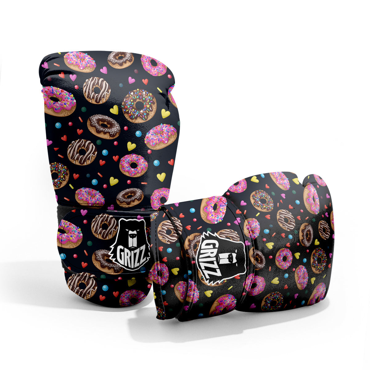 Donut Yummy Print Pattern Pro Boxing Glove