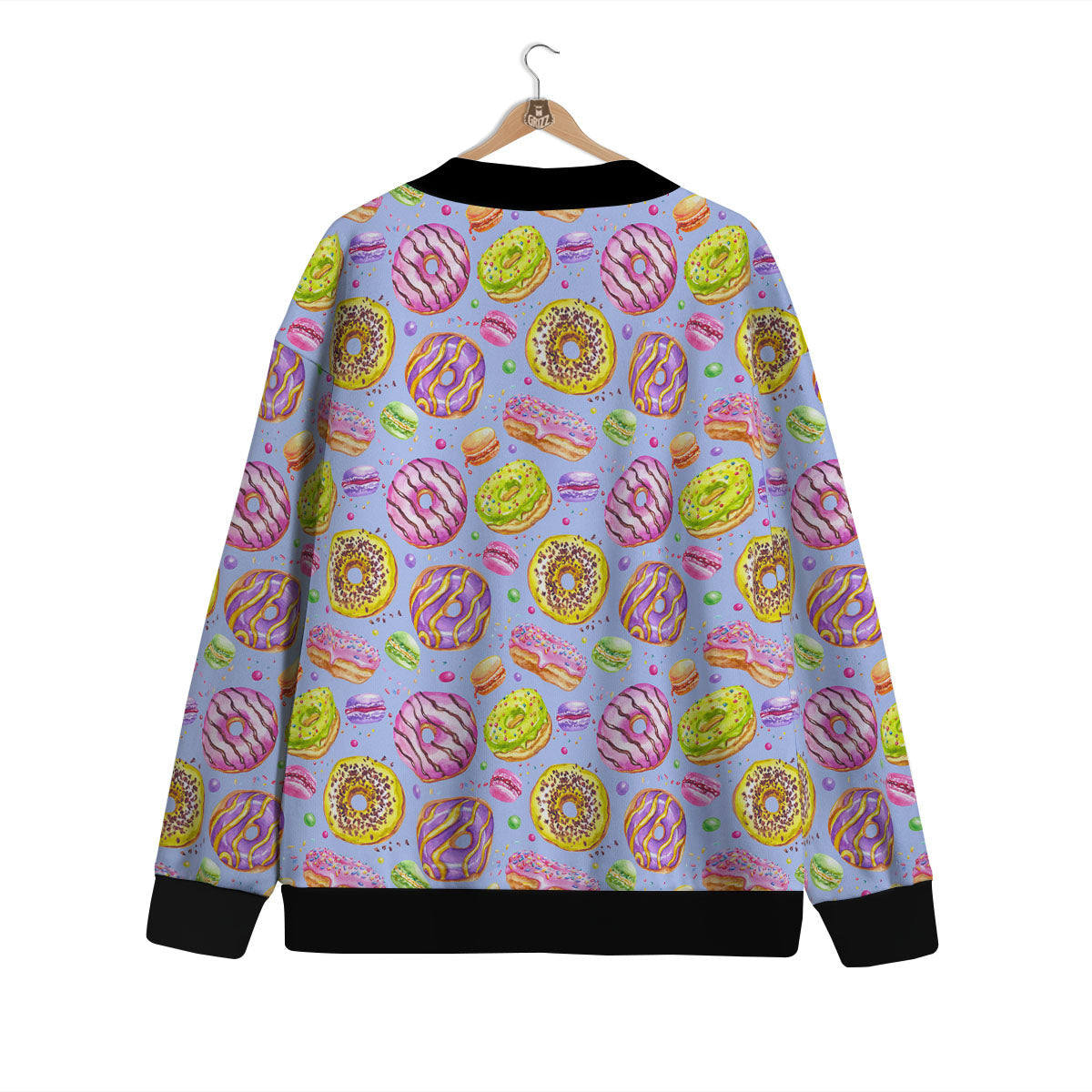 Donuts Print Pattern Cardigan-grizzshop